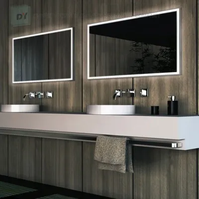  Espejo de baño inteligente, con luces LED ajustables