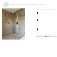 Manufacturer Custom High-caliber Easy Cleaning Shower Room Glass
