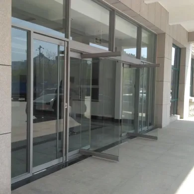 All Glass Panic Breakout Automatic Sliding Door