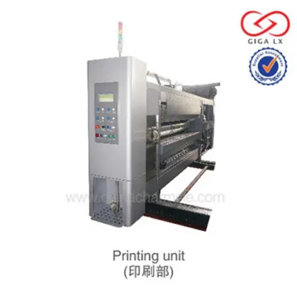 GIGA LX High speed Flexo Corrugated Box Making Production Chain Line Feeding Carton Printing Machine
