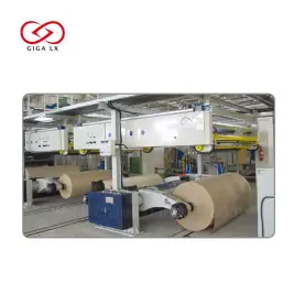 Carton Box Corrugated 3/5/7 Layers Production Line Glue And Steam-heating & Press-cooling System And Thin Blade Slitter Scorer Machine