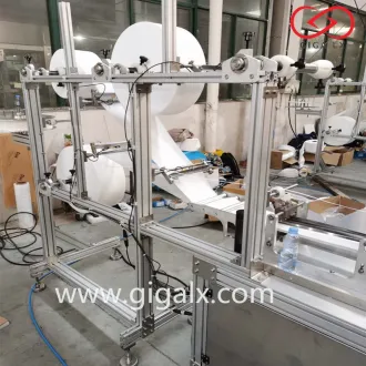 GIGA LX Automatic Surgical Disposable Outside Earloop Medical N95 Face Mask Making Machine price 