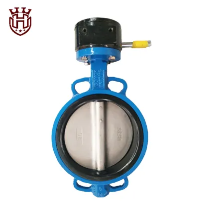 wafer butterfly valve with gearbox