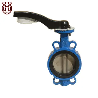 wafer butterfly valve with handle