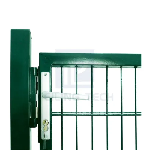 Square Pipe Single Wing 2D Wire Panel Gate