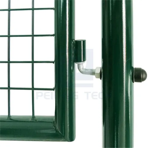 Round Pipe Single Wing Two Parts Europe Entrance Door