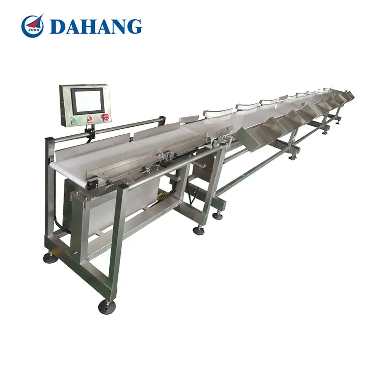Belt conveyor weight sorting solutions for whole chickens/carcass