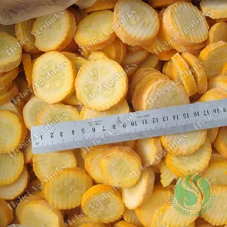 Frozen Yellow Zucchini slices