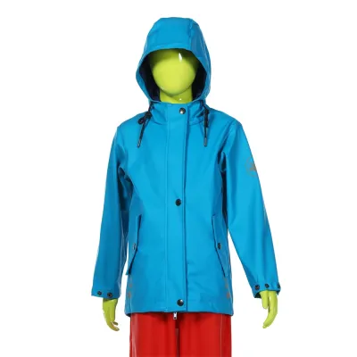 KETKAR Women's/Girl Rain Coat/Rain Wear (Along with Cap) Absolute  Comfortable and Made with 100% Water Proof Material_Blue,M : :  Clothing & Accessories