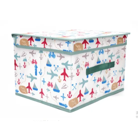 fabric storage boxes with lid