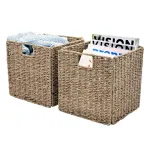 Seagrass Basket for Cube Storage