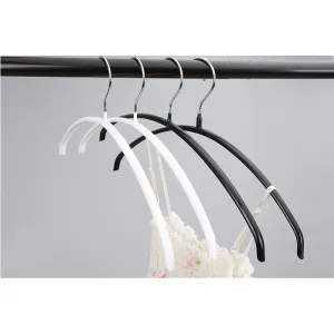 Non-Slip Arched Metal Hanger (Black)