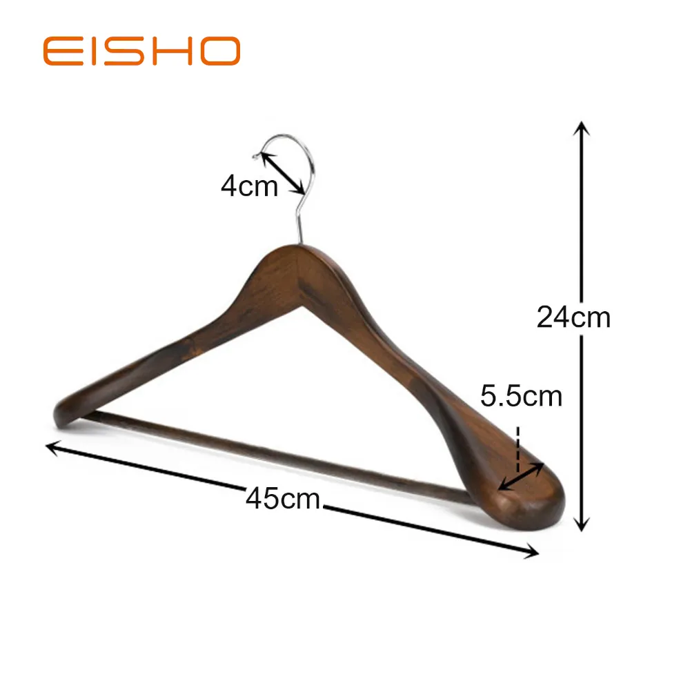 Wide Shoulder Wooden Hanger for Clothes