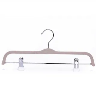 EISHO Eco-friendly Slim Plastic Hanger With Clips