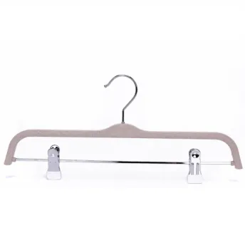 EISHO Eco-friendly Slim Plastic Hanger With Clips