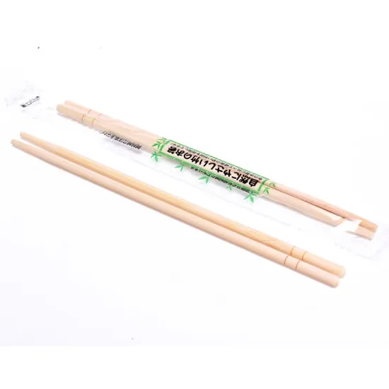 Chinese Custom Disposable Round Bamboo Chopsticks Bulk Wholesale