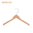 EISHO Wholesale garment closet use Wooden coat Hangers