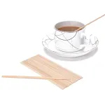 Bamboo Coffee Paddle for Stirring and Emptying Coffee 
