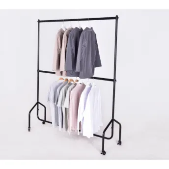 6ft Extended Height Black Heavy Duty Clothes Rail