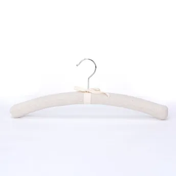 Fabric cotton luxury padded hanger
