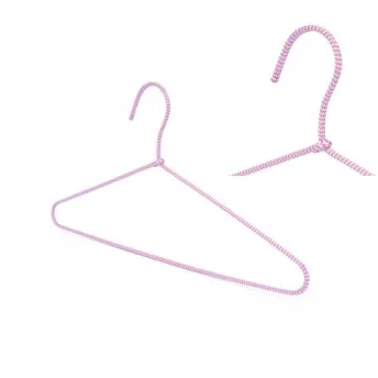 WHOLESALE FACTORY METAL HANGER WITH FABRIC COVER 