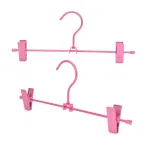 ALUMINUM PANTS TROUSER AND SKIRT HANGERS WITH CLIPS