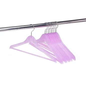 EISHO Rose Color Plastic Hanger For Adult
