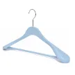 EISHO Blue Color Plastic Hanger With Wider Shoulder