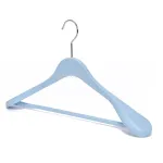 EISHO Blue Color Plastic Hanger With Wider Shoulder