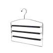 Multi Layers Metal Cloths Trouser Hangers with Foam Padded  