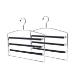 Multi Layers Metal Cloths Trouser Hangers with Foam Padded  