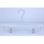 Acrylic Trouser Pants Skirts Hanger With Clips