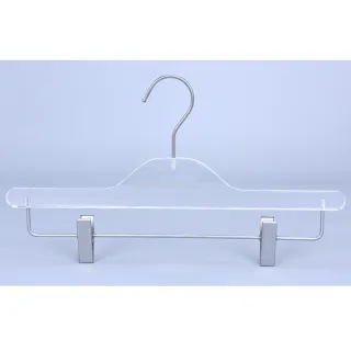 Acrylic Trouser Pants Skirts Hanger With Clips