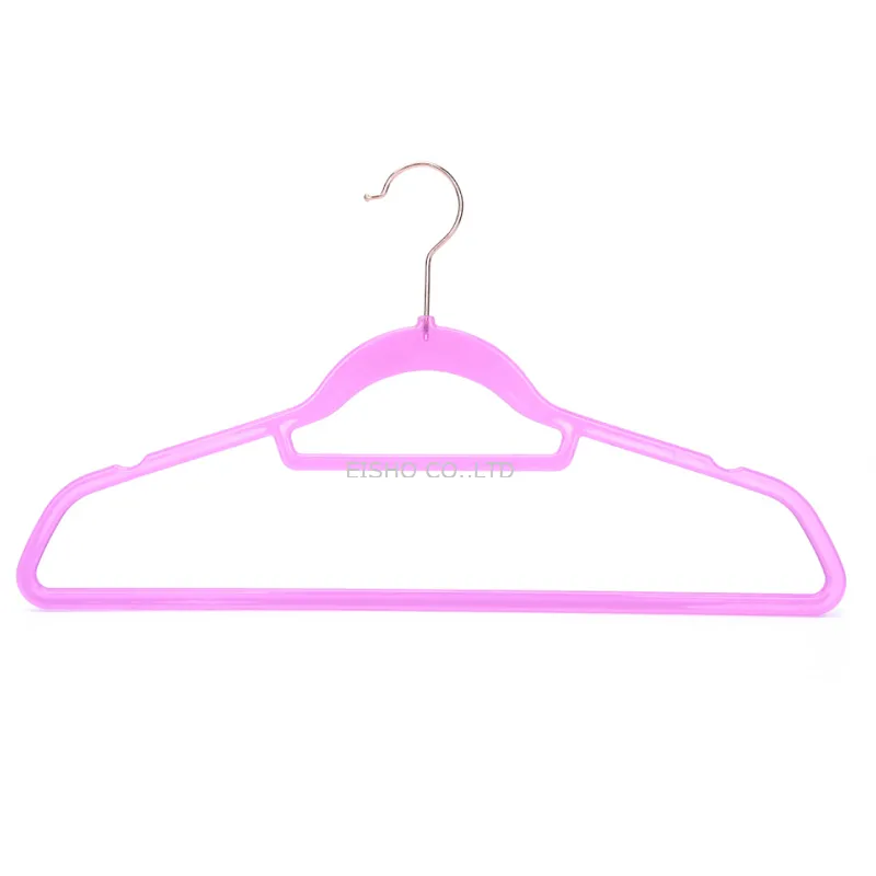 Wholesale Semi-clear Plastic Clothes Hangers PV001-453.png