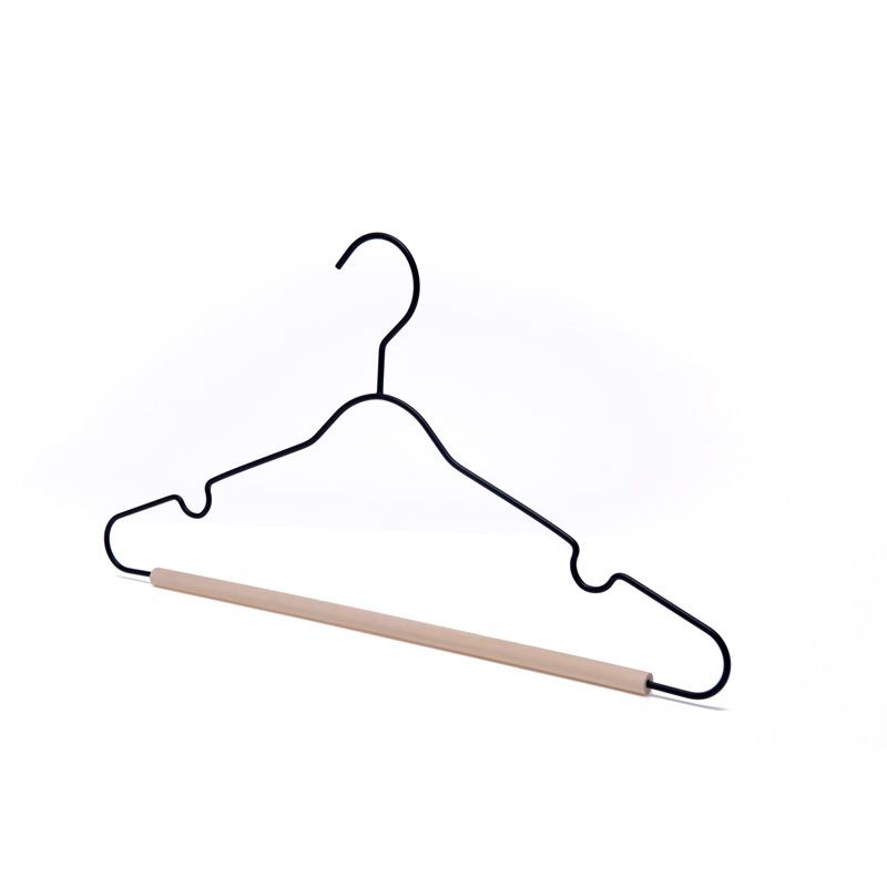 SPICOM 60 Pack Black Coat Hangers Strong Plastic Non-Slip Adult Clothes  Durable & Space Saving with Suit Trouser Bar and Lips Suitable for Skirts  Trousers Coats : Amazon.in: Home & Kitchen