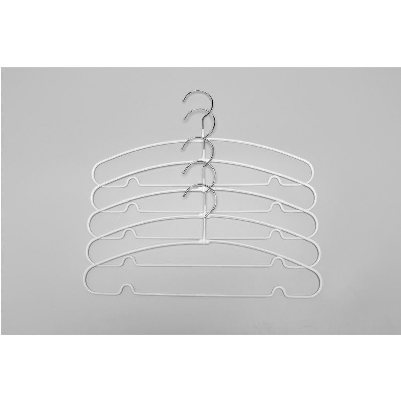 Wholesale Non Slip Cheap PVC Coated Metal Wire Coat Hangers