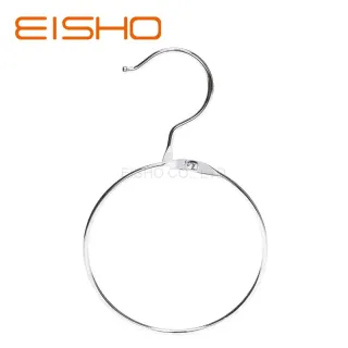 Electroplating Chromium Metal Round Hanger for Scarves