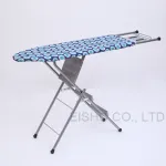 Portable Mesh Top Ironing board with ladder