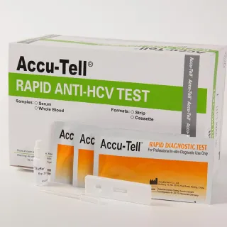 Accu-Tell<sup>®</sup> HCV Rapid Test Cassette/Strip (Serum/Plasma) 