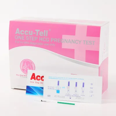 Accu-Tell<sup>®</sup> HCG Pregnancy Rapid Test Cassette/Midstream/Strip (Urine)