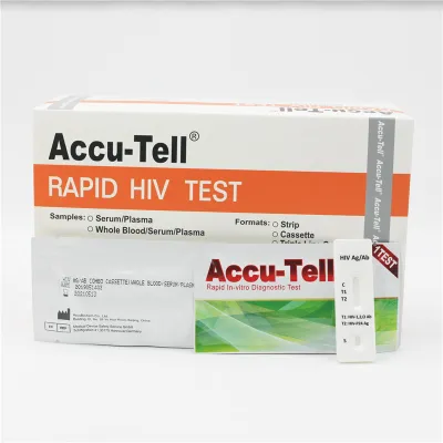 Accu-Tell<sup>®</sup> HIV Ag/Ab Combo Rapid Test Cassette (Whole Blood/Serum/Plasma)