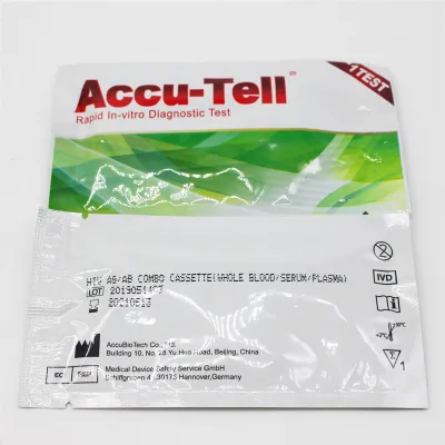Accu-Tell<sup>®</sup> HIV Ag/Ab Combo Rapid Test Cassette (Whole Blood/Serum/Plasma)