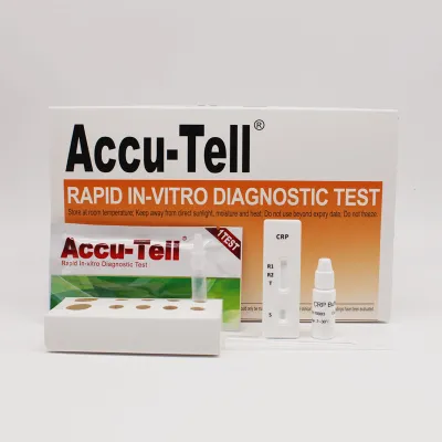 Accu-Tell<sup>®</sup> High-Sensitivity CRP Semi-Quantitative Rapid Test Cassette （1/3/10mg/l）(Whole Blood/Serum/Plasma)