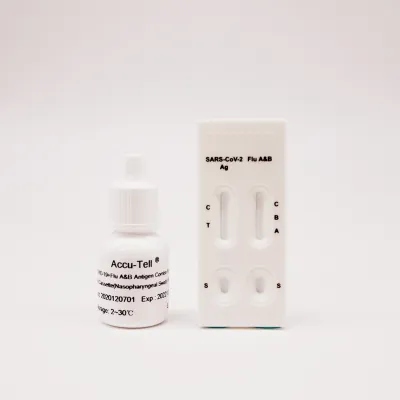 Accu-Tell<sup>®</sup> SARS-CoV-2+Flu A&B Antigen Combo Cassette