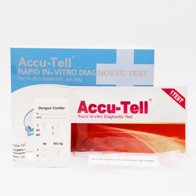 Accu-Tell<sup>®</sup> Dengue IgG/IgM/NS1 Combo Rapid Test Cassette (Whole Blood/Serum/Plasma)