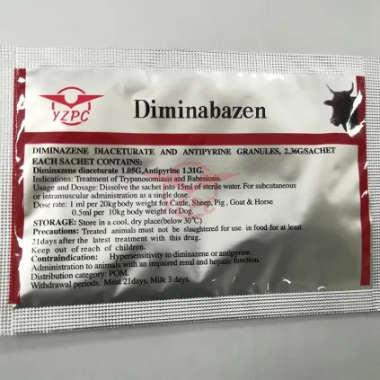 Diminazene Aceturate and Phenazone Powder for Injection