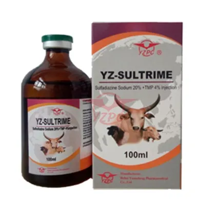 Sulfadiazine Sodium 20٪ + TMP 4٪ injection
