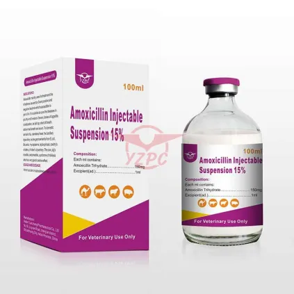 Suspensão injetável de amoxicilina 15%
