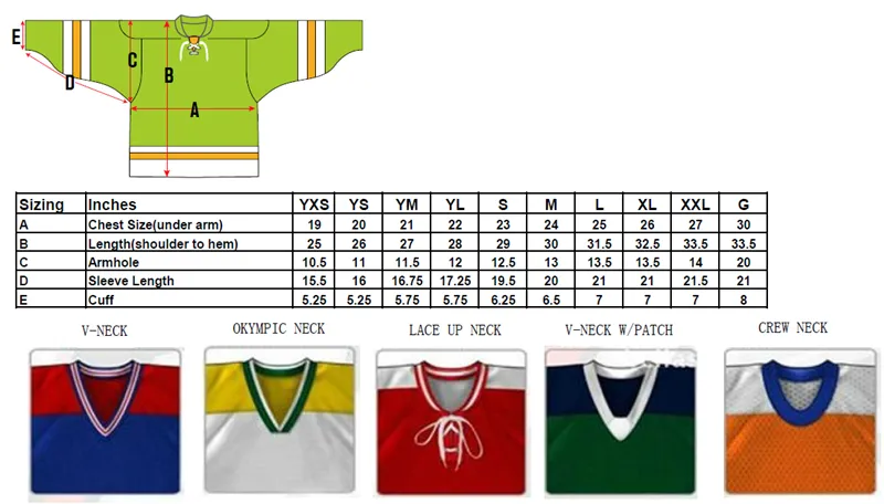 Size chart of ice hockey jersey.png