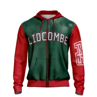 Custom sublimation zip pullover hoodie with or without fleece